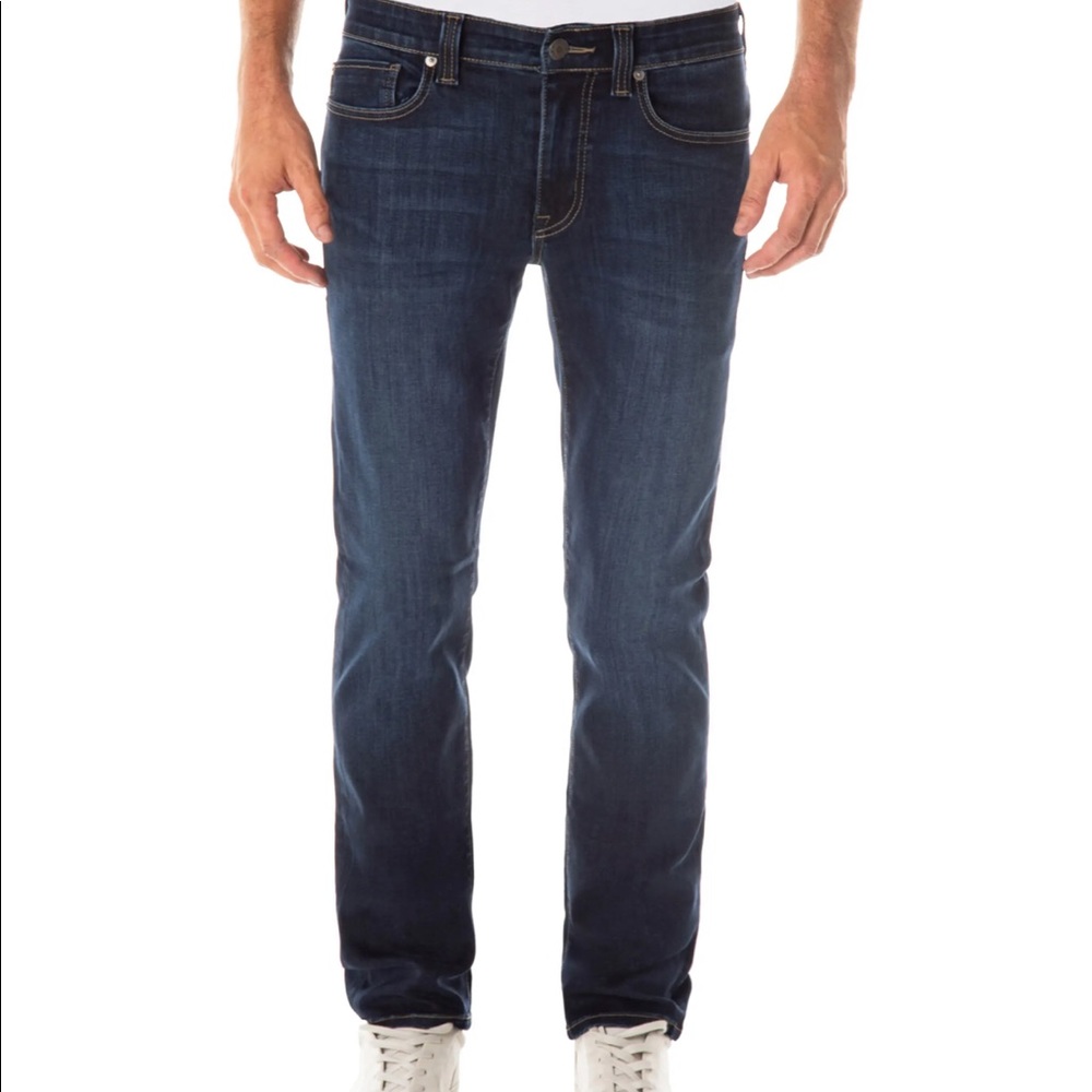 Fidelity Jimmy Slim Straight Leg Dark Wash Jeans